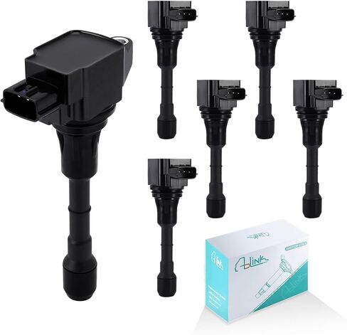 6 قطعة UF349 ملف الإشعال حزمة لإنفينيتي I35 QX4 (3.5L 4.0L) لنيسان NV1500 NV3500 2012-2019 ، NV2500 2012-2020 ، سوزوكي خط الاستواء 2009-2012 3.5L 4.0L V6 C1406 50075 5C140 3 in Saudi Arabia