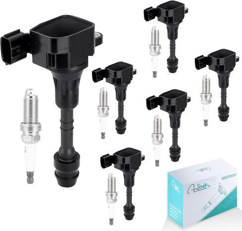 6 قطعة UF349 ملف الإشعال حزمة لإنفينيتي I35 QX4 (3.5L 4.0L) لنيسان NV1500 NV3500 2012-2019 ، NV2500 2012-2020 ، سوزوكي خط الاستواء 2009-2012 3.5L 4.0L V6 C1406 50075 5C140 3 in Saudi Arabia