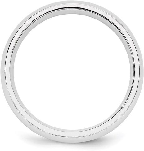 JewelryWeb خاتم الزفاف البلاتيني المريح - خاتم الزفاف للنساء والرجال بأحجام متنوعة in Kuwait