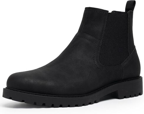 CGRRBW Men's Chelsea Boots Suede Leather Casual Cowboy Boots for Men in Saudi Arabia