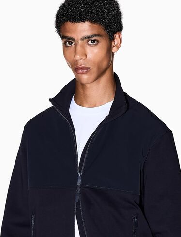 Armani Exchange mens Full Zip Cotton Sweatshirt in Saudi Arabia
