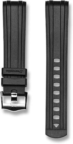 TOPBD For Omega Seamaster New 300 Diving Watchbands Bracelets Pin Buckle 20mm Curved End Quality Fluoro Rubber Watch Band FKM Men's Watch Bands in Saudi Arabia