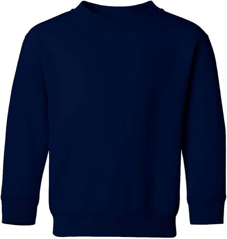 Boys’ School Sweatshirt | Cotton-Blend Fleece Crewneck Pullover for Uniform & Casual Wear | Holiday Season Gift in Saudi Arabia