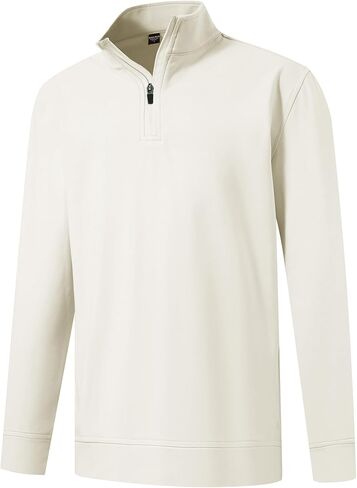 M MAELREG Boys Long Sleeve Quarter Zip Pullover Fleece Warmth Mock Neck Solid Youth Sweatshirt Winter Clothes for Kids in Kuwait
