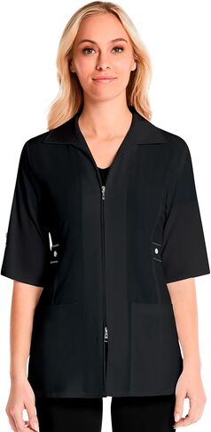 Maevn Smart Women’s 1/2 Sleeve Contrast Trim Jacket in Saudi Arabia