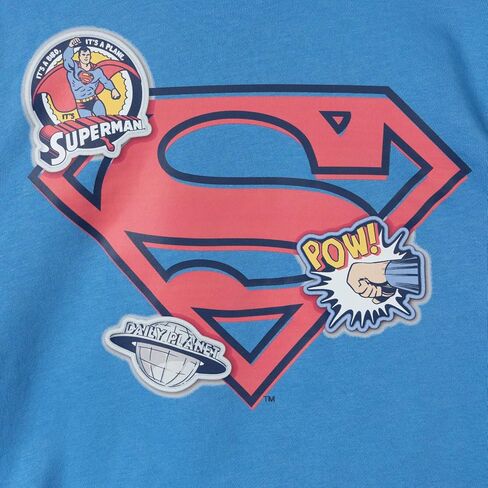 DC Comics Justice League Superman Fleece Pullover Sweatshirt & Jogger Pants Outfit Set Toddler to Big Kid Sizes (2T - 10-12) in Saudi Arabia