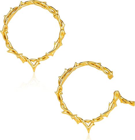 2 Pcs Stainless Steel Ear Weights Chain Style Ear Stretchers for Gauged Ears Expanders for Stretched Lobes Body Piercing Jewelry for Men & Women in Saudi Arabia