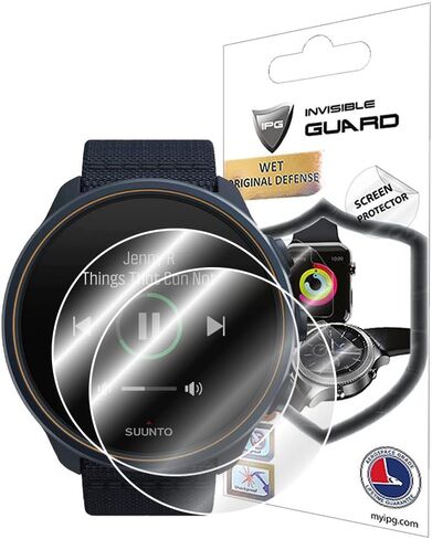 IPG for SUUNTO 5 Peak GPS Watch Screen Protector (2 Units) Invisible Ultra HD Clear Film Anti Scratch Guard-Smooth/Self-Healing/Bubble -Free for 5 Peak in Saudi Arabia