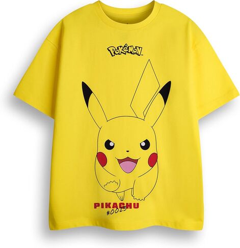 Pokemon Boys T-Shirt Pack of 3 | Multicolor Short Sleeve Graphic Tee Bundle | Pikachu Charizard Gengar Gaming Multi-Pack in Saudi Arabia