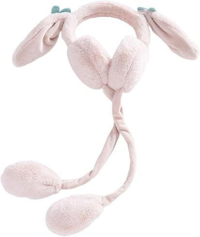 Kids Winter Earmuffs Plush, Thick Warm Ear Warmers Cute Fleece Lined, Cute Cartoon Earmuff for Toddler 3-12 Years in Saudi Arabia