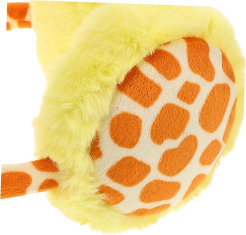 Veemoon Cartoon Giraffe Boys and Girls Winter Ear Muffs for Boys/girls Fluffy Ear Warmers Stretchable Band for Cold Weather Protection in Saudi Arabia