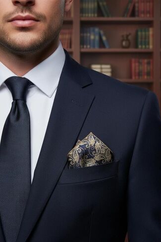 Mens Polyester Silk Pocket Square Classic Solid Hanky for Wedding Tuxedo Business Formal Suit Accessories in Saudi Arabia