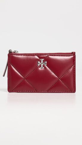 Tory Burch Women's Kira Diamond Quilt Zip Card Case in Saudi Arabia