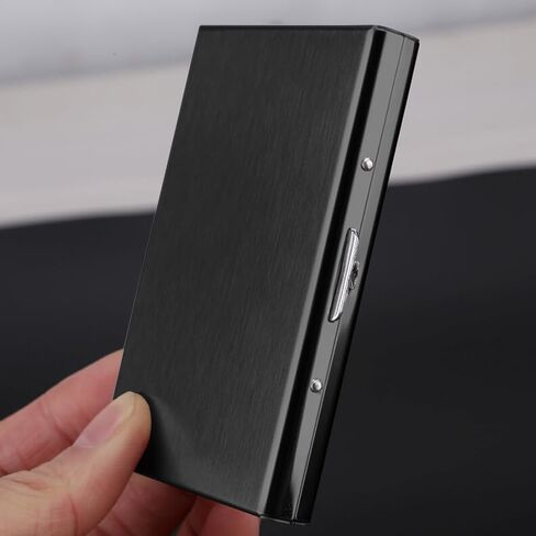 RFID Credit Card Holder Slim Credit Card Case Metal Wallets for Women or Men in Saudi Arabia