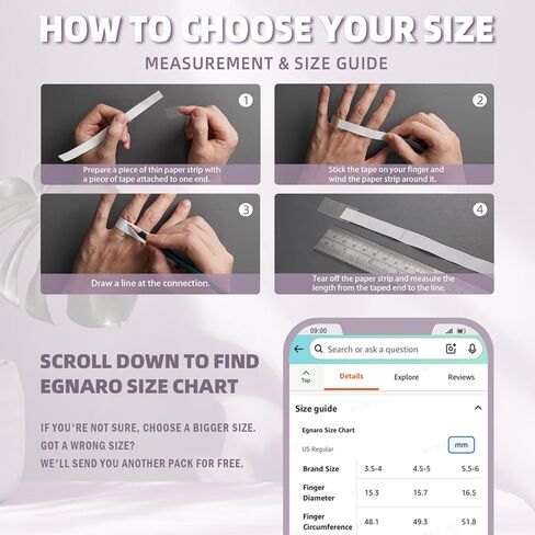 Egnaro Women's Silicone Band Rings 5.5mm Width 3.5mm Thickness, Flexible Workout Rubber Wedding Sets Vaiours Sizes in Saudi Arabia