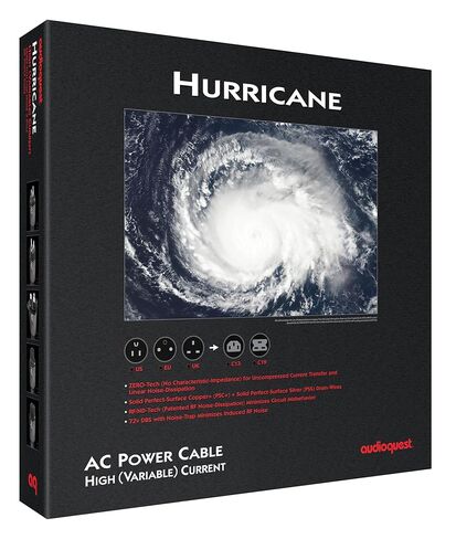 كابل طاقة AudioQuest Hurricane عالي التيار 15 أمبير بطول 2.0 متر in Saudi Arabia