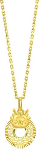 CHOW SANG SANG 999 Gold Chinese Gifting Collection Dragon Pendant for Women & Men 94412P Price-by-Weight 2.62g Gold [Necklace not Included] in Saudi Arabia