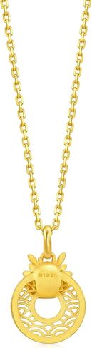 CHOW SANG SANG 999 Gold Chinese Gifting Collection Dragon Pendant for Women & Men 94412P Price-by-Weight 2.62g Gold [Necklace not Included] in Saudi Arabia