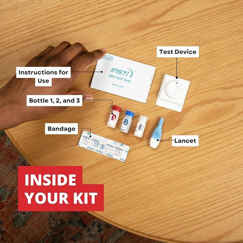 INSTI HIV Self Test - Rapid HIV Test Kit at Home | Blood-Based Home Testing | Results in 1 Minute in Saudi Arabia