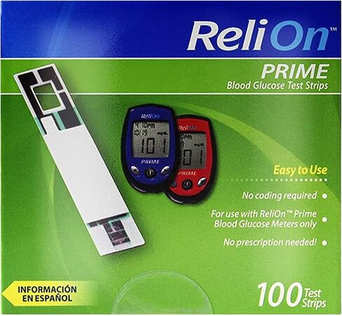 عدد 100 شريط اختبار برايم، لا يتطلب أي ترميز - مراقبة دقيقة - رعاية - للاستخدام مع أجهزة قياس برايم in Kuwait