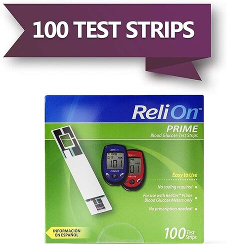 عدد 100 شريط اختبار برايم، لا يتطلب أي ترميز - مراقبة دقيقة - رعاية - للاستخدام مع أجهزة قياس برايم in Kuwait