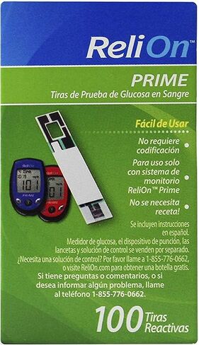 عدد 100 شريط اختبار برايم، لا يتطلب أي ترميز - مراقبة دقيقة - رعاية - للاستخدام مع أجهزة قياس برايم in Kuwait