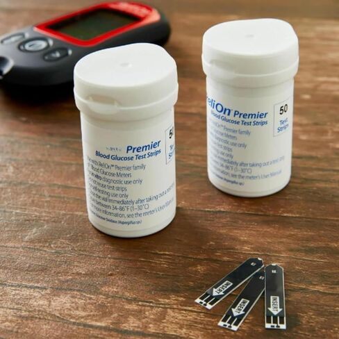 Premier 100 Count Test Strips, No Coding Required - Accurate Monitoring - Care - for Use with. in Saudi Arabia