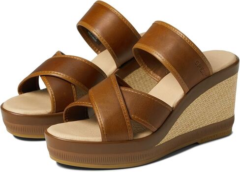 Sperry Women's Fairwater Plushwave Wedge Espadrille Sandal, Black, 8 in Saudi Arabia