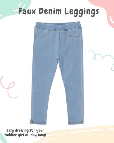 Disney Stitch Girls’ 3-Piece Outfit Set with Fuzzy Vest, Long-Sleeve Top, and Jeggings in Kuwait