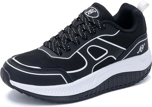 RomenSi Womens Wide Walking Shoes for Plantar Fasciitis Arch Support Orthotic Tennis Sneakers Comfortable Athletic Shoes for Outdoor All Day US 6.5-11 in Saudi Arabia