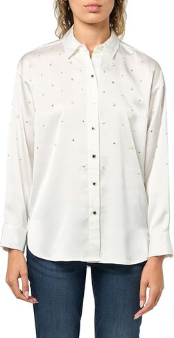 Karl Lagerfeld Womens Soft Everyday Blouse in Saudi Arabia