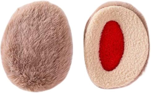 1 Pairs Bandless Ear Muffs for Winter, Plush Thick Winter Ear Covers, Ear Warmers for Women Men in Saudi Arabia