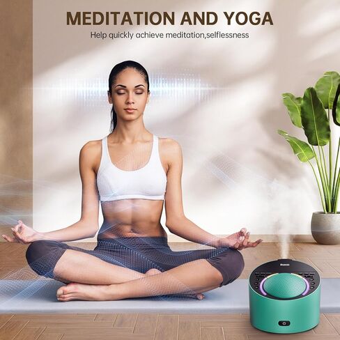 Sound Machine & Aroma Diffuser Pro 4-in-1 Sleep System, Premium Metal Shell with Schumann Resonance &Night Light, White Noise &50+ Natural Sounds -for Sleep, Focus, Relaxation -Adults Kids Baby in Kuwait