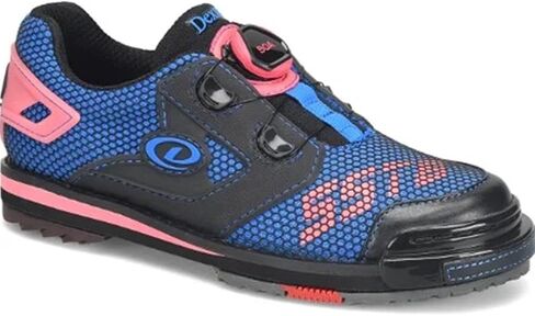Dexter Women's SST 8 Power Frame Boa Bowling Shoe (for Right and Left Handed Bowlers. Women's Shoe Sizing) s - Black/Blue/Pink 9 in Saudi Arabia