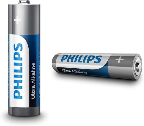 PHILIPS AAA Batteries, Ultra Alkaline Triple AAA Batteries 12 Pack, 1.5v Batteries AAA Size Pack, Ultimate Long-Lasting Power for High-Drain Devices, 10-Year Shelf Life, Durable Leak-Proof Design. in Saudi Arabia