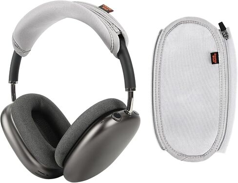 غطاء عصابة رأس Desing Wish لأجهزة Apple AirPods Max، غطاء وسادة بديل من القماش الرياضي الناعم لعصابة الرأس متوافق مع واقي عصابة رأس Apple AirPods Max - أسود in Kuwait