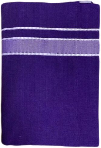 قطن رجالي فردي (1.28x1.95 متر) لون Dhoti/Kerala Single Dhoti/Kerala Color Pondu Dhoti/Lavender Dhoti in Kuwait