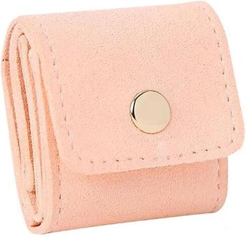 حقيبة مجوهرات صغيرة للسفر قابلة للطي، حقيبة سفر صغيرة للمجوهرات مع مشبك للأقراط والخواتم والقلائد (3 قطع) in Kuwait