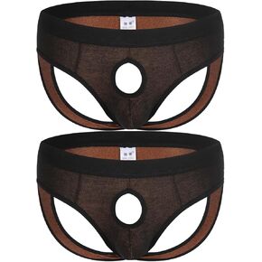 Mens Sexy Hollow Out Bulge Pouch Lingerie Panties Jockstrap Thongs Underwear in Saudi Arabia