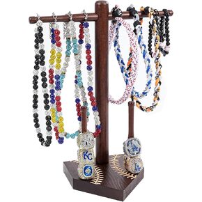 Wooden Baseball Ring Holder, Softball Ring Holder Display for Drip Necklace, Championship and Sports Accessories, Softball Gifts, 12.6 X 3.9 X 2.9 inch in Saudi Arabia