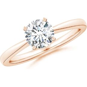 IGI Certified 1/2/3/4/5 Carat Lab Grown Diamond Ring for Women in 14K Gold April Birthstone, Birthday, Engagement, Anniversary Jewelry Gift For Women in Saudi Arabia