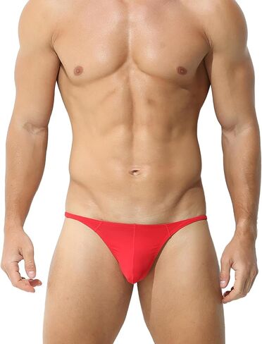 Men's Thong Bikini Underwear, Men's Sexy G-String T-Back Underwear Low Rise in Saudi Arabia