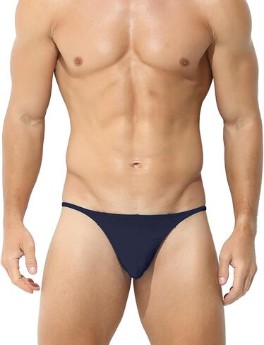 Men's Thong Bikini Underwear, Men's Sexy G-String T-Back Underwear Low Rise in Saudi Arabia