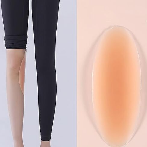 Body Shaper Silicone Calf and Hip Pads, Leg and Hip Enhancement, Adhesive Backing, Orange, 2-Piece Set in Kuwait