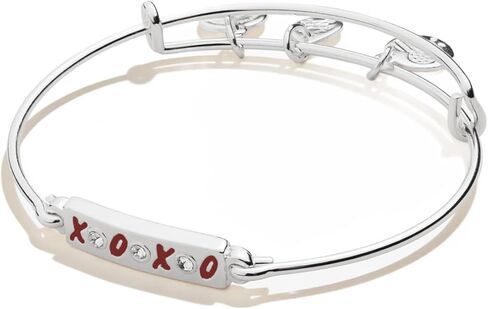 Alex and Ani Gossip Girl, XOXO Bar Bangle Bracelet in Saudi Arabia