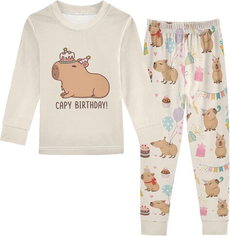 senya Hedgehogs Forest Mushrooms Pajamas Set Long Sleeve Soft Cotton Sleepwear 2 Piece in Saudi Arabia