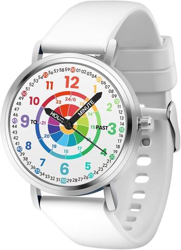 Blisshour Childrens Watches, Kids Learning Watch, Children's Toddler Learning Time and Easy to Read Time, Analog Watch for Boys and Girls Ages 3~11 in Kuwait