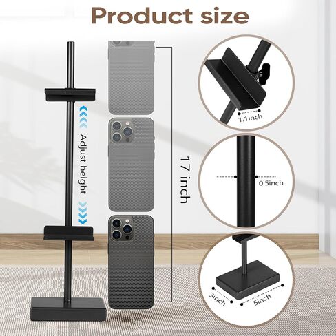 1pcs Adjustable Tabletop Easel Stand for Picture Frames, Picture Easels for Display, Gold Easel, Picture Frame Stand, Adjustable Art Easel.(18inch,Black) in Saudi Arabia