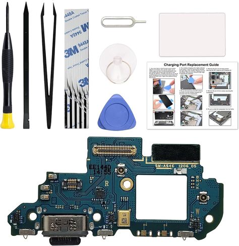 Charging Port Replacement Kit Compatible with Galaxy S9+ Plus US Version, SM-G965U, SM-G965U1, SM-G965W Dock Board USB-C Connector, with Instruction Manual, Toolkit in Kuwait