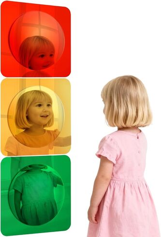 3 Pcs Sensory Wall Mirror Bubble Mirror Acrylic Wall Mirrors Bubble Mirrors Sensorial Toys for Home Sensory Room Decor Visual Tactile Stimulation Cognitive Development in Saudi Arabia